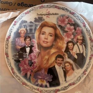 The Young and the Restless Collector Plate - Floral Portrait